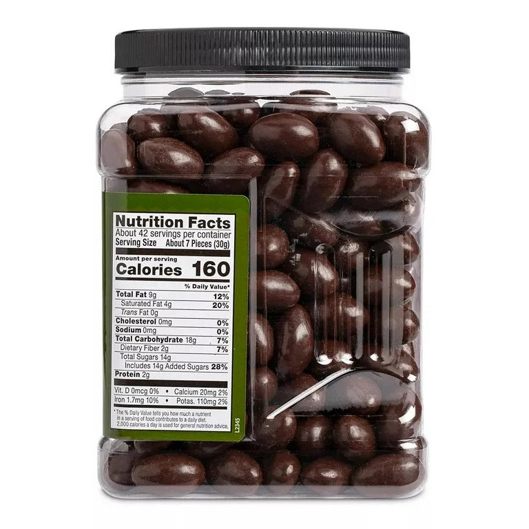 Box of Chocolate Coated Almonds – Premium Roasted & Covered
