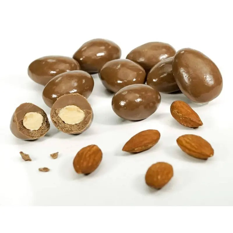 Box of Chocolate Coated Almonds – Premium Roasted & Covered