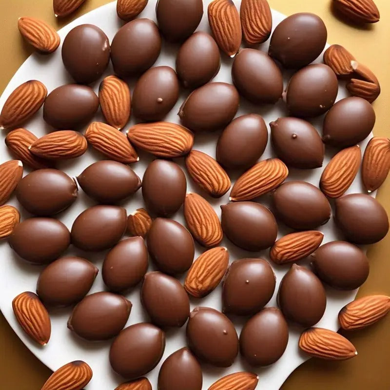 Box of Chocolate Coated Almonds – Premium Roasted & Covered