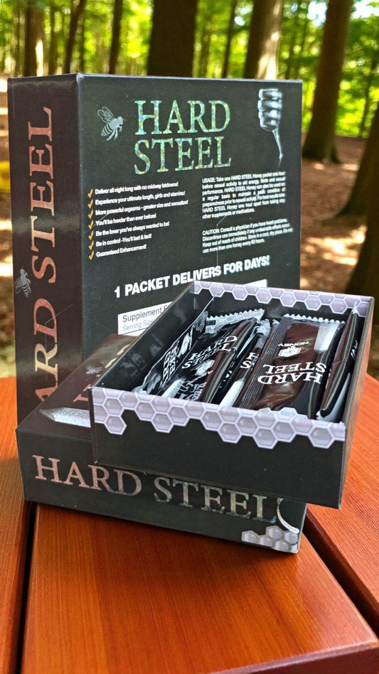 Hard Steel Honey – Pack of 12 Sachets | Premium Honey Blend